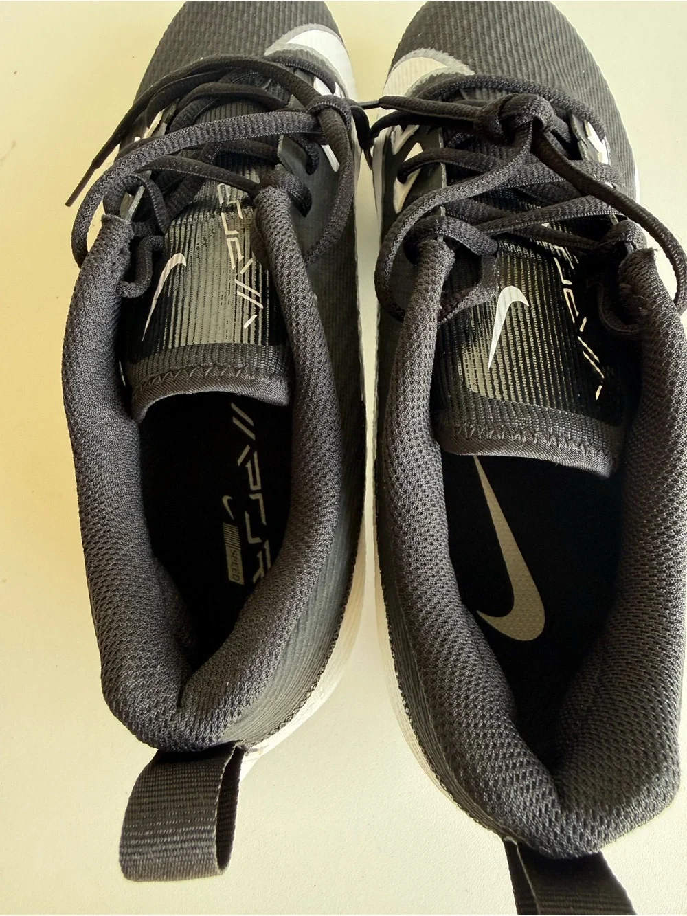 Nike Vapor Edge Speed 360 2 Black White DA5455-001 Men's Size 9 NWOB